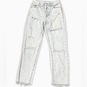 Forever 21 Premium Women's High Rise Relaxed Fit Tappered Leg MOM Jeans | Small